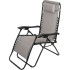 Lounger CAROLINA, grey, adjustable, 160x60x110 cm