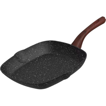 Сковорода MagicHome Black Marble Line, гриль, 28 см