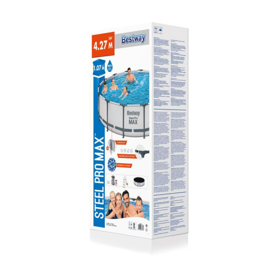Bestway® Steel Pro MAX™ Baseins apaļš 4,27 m x 1,07 m