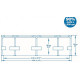 Bestway® Steel Pro MAX™ Baseins 3,05 m x 76 cm, filtrs