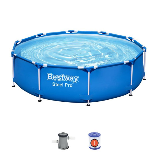 Bestway® Steel Pro MAX™ Baseins 3,05 m x 76 cm, filtrs