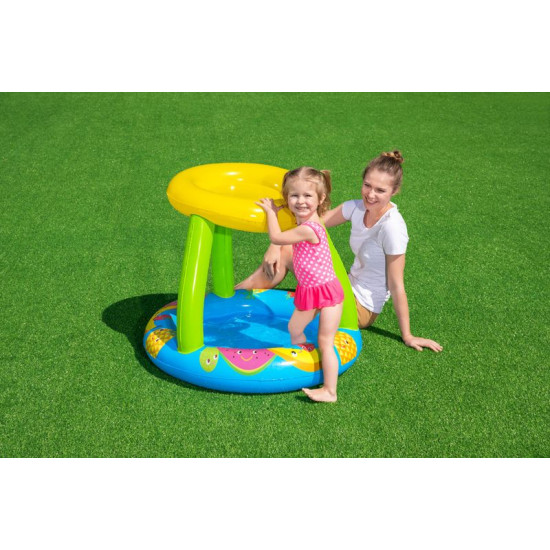Bestway® Pool Fruit Canopy baseins bērniem piepūšams, ar nojumi 52331 94 x 89 x 79 cm Bestway® Pool Fruit Canopy baseins bērniem piepūšams, ar nojumi 52331 94 x 89 x 79 cm