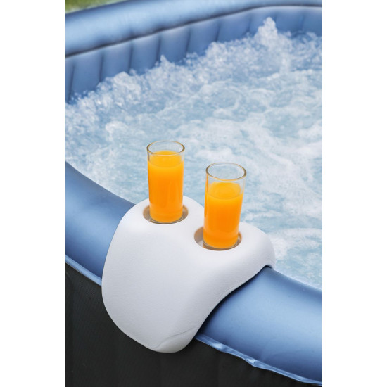 Komplekts MSpa® B0301350, 2x galvas balsts, glāzes turētājs, silikons