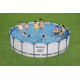 Baseins Bestway® Steel Pro MAX, 56462, filtrs, sūknis, kāpnes, brezents, 5,49x1,22 m