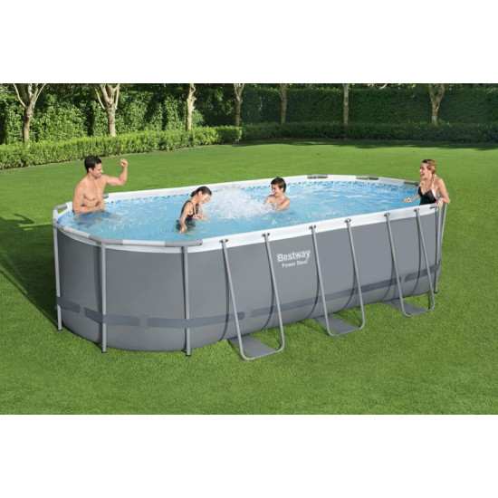 Above Ground Pool Bestway® Power Steel™, 56710, filter, pump, ladder, dispenser, tarpaulin, 5,49x2,7 Above Ground Pool Bestway® Power Steel™, 56710, filter, pump, ladder, dispenser, tarpaulin, 5,49x2,7