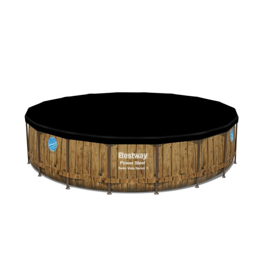 Above Ground Pool Bestway® Power Steel™, Vista Series, 56977, filter, pump, ladder, tarpaulin, dispe