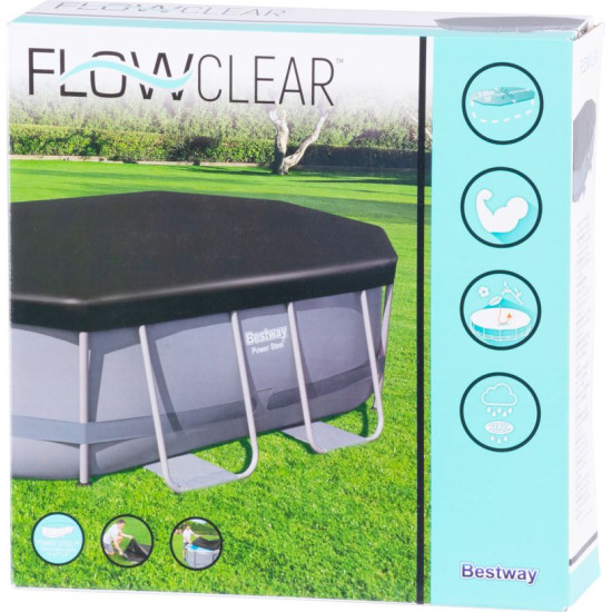 Брезент Bestway® FlowClear™, 58424, для бассейна, 3,00x2,00x0,84 м