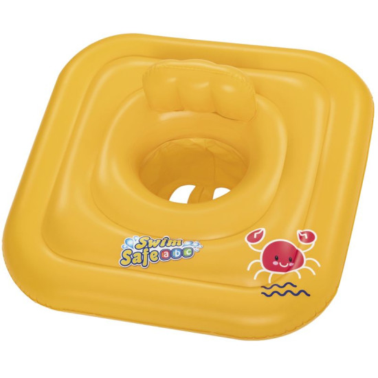 Float Bestway® 32050, Baby support, children's, inflatable, square seat for children, in the water, 76 cm