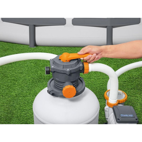 Bestway® FlowClear™ filtrācija, 58486, smiltis, peldbaseinam, 11355 lit./h Bestway® FlowClear™ filtrācija, 58486, smiltis, peldbaseinam, 11355 lit./h