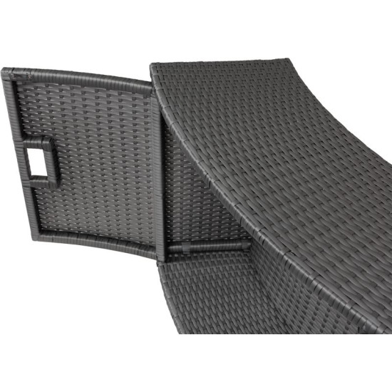 Furniture for the MSpa® hot tub, for the round hot tub, opening, 80x30x58 cm