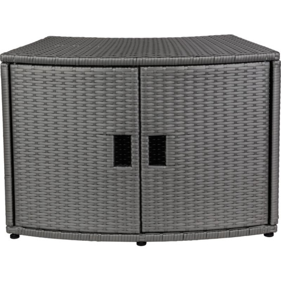 Furniture for the MSpa® hot tub, for the round hot tub, opening, 80x30x58 cm