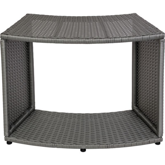 Furniture for the MSpa® hot tub, for the round hot tub, opening, 80x30x58 cm