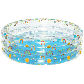 Bestway® 51045 Радужный бассейн, детский, надувной, 150x53 см Bestway® 51045 Радужный бассейн, детский, надувной, 150x53 см