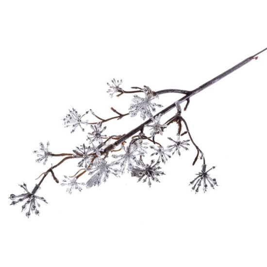 Декоративная ветка Sedum, серебро, 14/30 см, 3 шт.