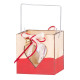 Christmas decorations Woodeco, Box, 8x8 cm, pkg. 5 pcs Christmas decorations Woodeco, Box, 8x8 cm, pkg. 5 pcs