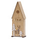Christmas decorations Woodeco, Birdhouse, 3xLED, 12x7x32 cm Christmas decorations Woodeco, Birdhouse, 3xLED, 12x7x32 cm