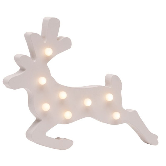 Новогодние украшения Woodeco, Raindeer, 8xLED, 33x24 см Новогодние украшения Woodeco, Raindeer, 8xLED, 33x24 см