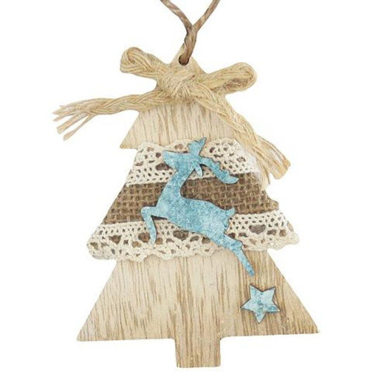 Christmas decorations MagicHome, Tree, 10 cm, pkg. 5 pcs Christmas decorations MagicHome, Tree, 10 cm, pkg. 5 pcs