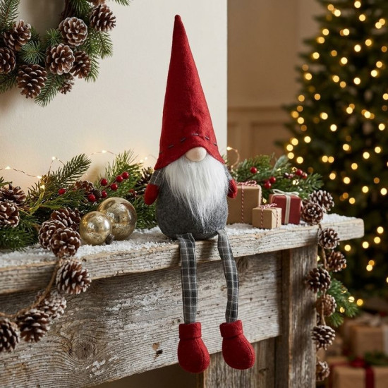 MagicHome Christmas Decoration, Elf, Swinging, 40 cm