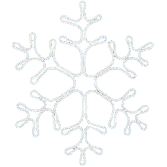 LED рождественское украшение   MаgiсHome, Снежинка , 720хLED, холодный белый, 53x56 см, 230В.