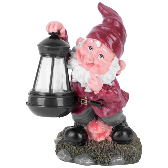 Lampa dārza Dwarf, 17x16x27cm, 1 LED, AA Lampa dārza Dwarf, 17x16x27cm, 1 LED, AA