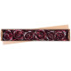 MagicHome flower, rose, burgundy, stem, flower size: 10 cm, flower length: 18 cm, pack. 6 pcs