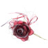 MagicHome flower, rose, burgundy, stem, flower size: 10 cm, flower length: 18 cm, pack. 6 pcs