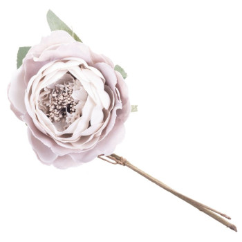 Dekorācija Ziedu roze , violeta, kātiņa, bal. 6 gab