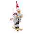 Christmas decoration XmMX190, Santa on skis, 18 cm