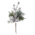 Декоративная ветка с хлопком, белый, 25 см