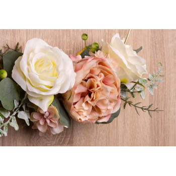 Decoration 25 cm, flowers, hanging