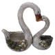 Decoration Gecco W1943, Swans, magnesium, 44 cm