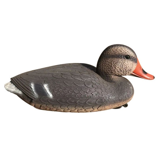 Декоративная садовая фигурка Дикая утка, самка, 38x18x17см, пластик