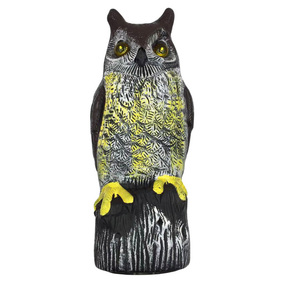 Putnu atbaidītājs, Pūce, saules, mirdzošas acis, 41cm, skaņa