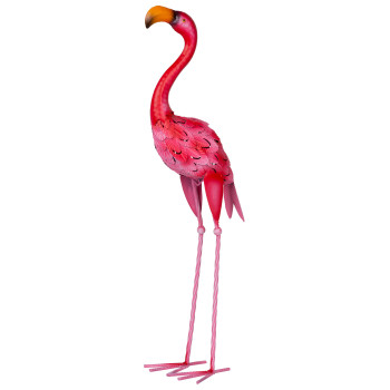 Dekorācija Mecco 8299, Flamingo, 65 cm, lokšņu metāls Dekorācija Mecco 8299, Flamingo, 65 cm, lokšņu metāls