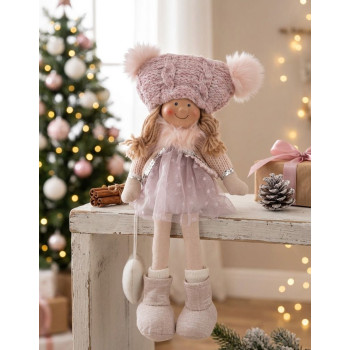 Christmas decoration XmMX468, Children, pink, 22 cm