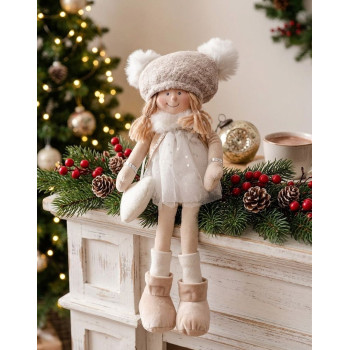 Christmas decoration XmMX468, Children, white, 22 cm