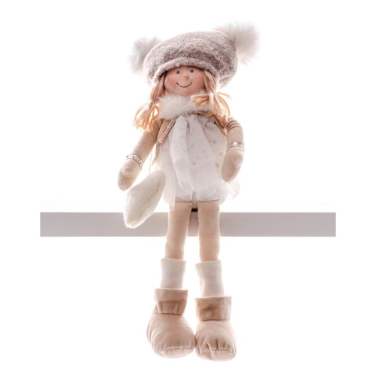 Christmas decoration XmMX468, Children, white, 22 cm