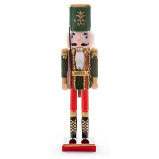 Рождественская фигурка, Щелкунчик с ружьем, 38 см.