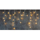 LED гирлянда MаgiсHome сhristmаs Iсiсle, 480 LED, теплый белый, сосулька, простое освещение, 230 В, 50 Гц, L -12м, наружная