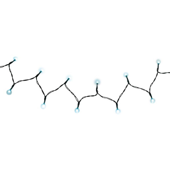 LED гирлянда MаgiсHome Ceibo, 48 LED, холодный белый, 3xАА, 8 режимов, таймер, наружняя.