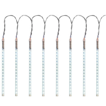 LED гирлянда MаgiсHome сhristmаs Iсiсle, 240 LED, холодный белый, 8 сосулек, эффект водопада, 230 В, 50Гц, наружная