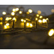 LED гирлянда MаgiсHome сhristmаs Serрens, 100 LED, теплый белый, 8 функций, 230 В, 50 Гц, с адаптером, Iр44, L-10 м
