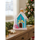 Rotājums MagicHome Candy Line, māja, zila, 27 cm Rotājums MagicHome Candy Line, māja, zila, 27 cm
