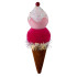 Decoration MagicHome Candy Line, ice cream, red, 16 cm, hanging