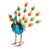 Decoration Mecco, Peacock, 53 cm, sheet metal