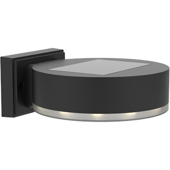 Solar lamp, wall/fence, 2pcs, 14x02x5,5cm