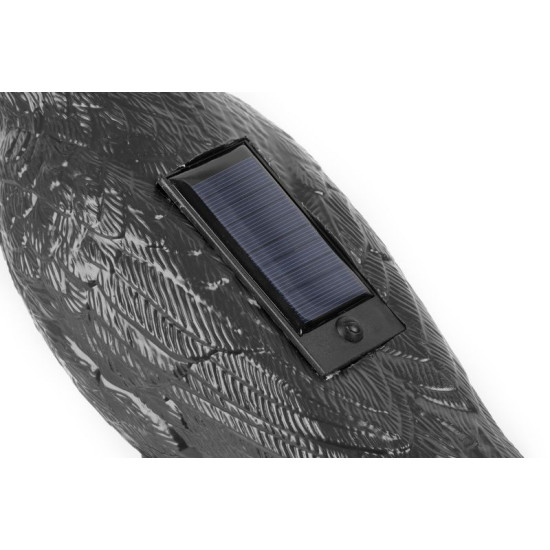Plasic bird Black raven, solar