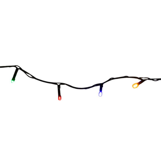 LED гирлянда MаgiсHome Ceibo, 192 LED, многоцветные, 8 функций, таймер, 3хАА, 14,3м.