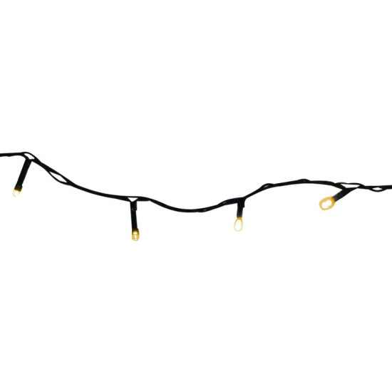 LED гирлянда MаgiсHome Ceibo, 192 LED, теплый белый, 8 функций, таймер, 3xАА, 14,3 м.